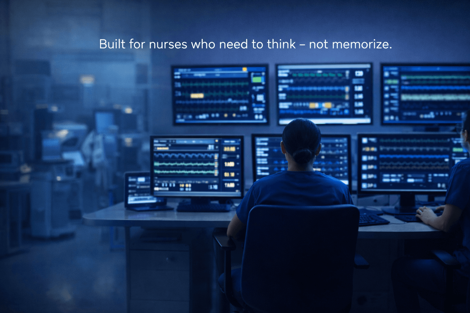 ThinkRN founder in a clinical setting